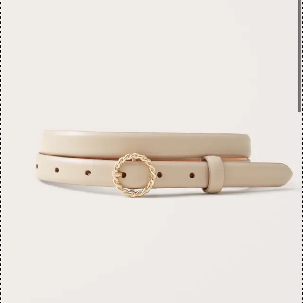 NWT skinny leather belt